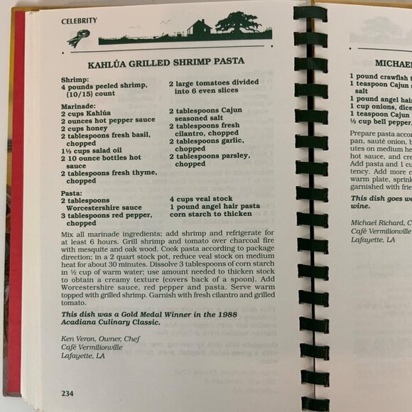 Cajun Men Cook Spiral-Bound Cookbook 1995 Recipes Stories Louisiana - Picture 11 of 12